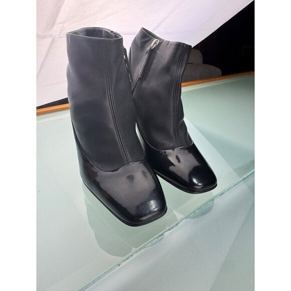 Giuseppe Zanotti patent leather/lamb skin Leather Stilettos Zip Closure- LT3258 - Picture 2 of 10